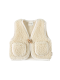 merino wool vest MILK