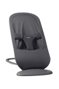 Leżaczek niemowlęcy od narodzin Bouncer Begin Mesh ANTHRACITE MESH