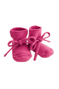 Stiefel aus weicher Merinowolle FUCHSIA