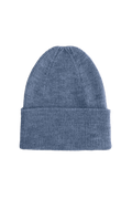 Fonzie Neugeborenen-Merino-Babymütze DENIM