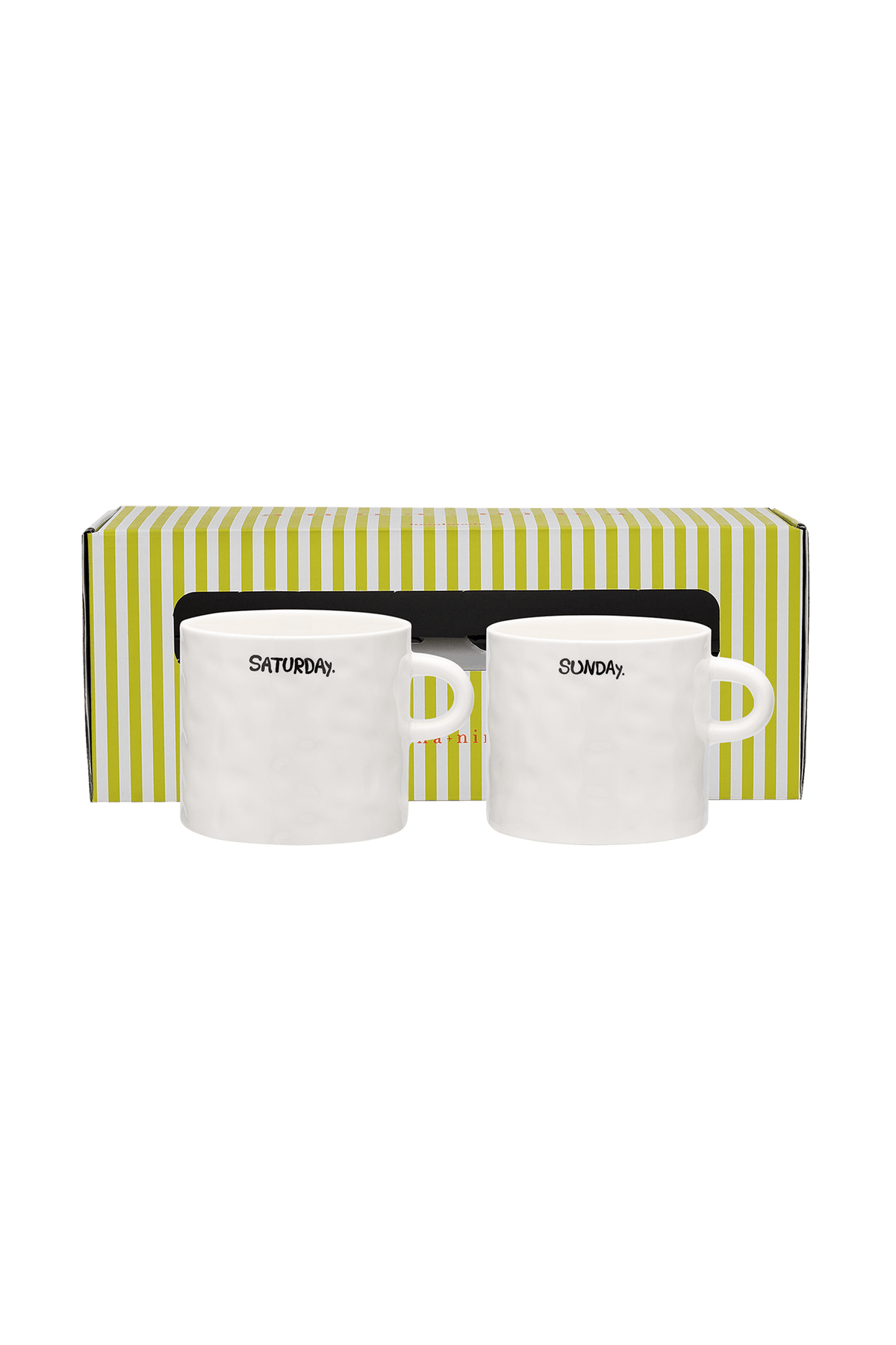 Set di tazze in ceramica per il fine settimana