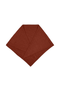 Trójkątny szal merino Triangle Bandana Fine BURNT CLAY
