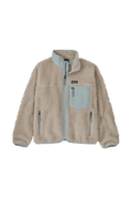 Kurtka Kids' Retro-X® Fleece Jacket NATURAL W/VIRTUALLY BLUE
