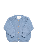 Inga Baby-Strickjacke aus Merinowolle LIGHT BLUE