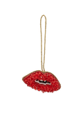 Ozdoba choinkowa Beaded Pout RED