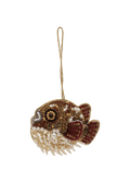 Ozdoba choinkowa Beaded Pufferfish MULTICOLOUR