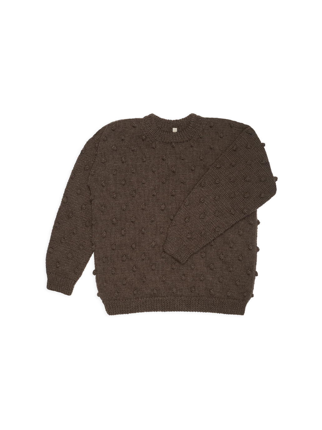 Sweter damski z wełny merino Popcorn Mille Family BÉBÉ Concept