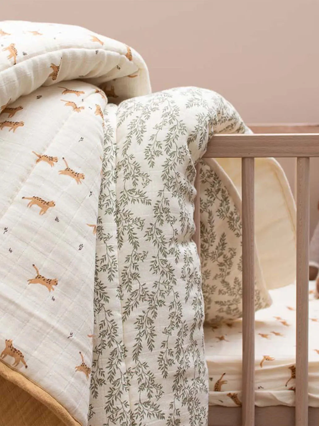 muślinowy pled z wypełnieniem Main Sauvage BÉBÉ Concept