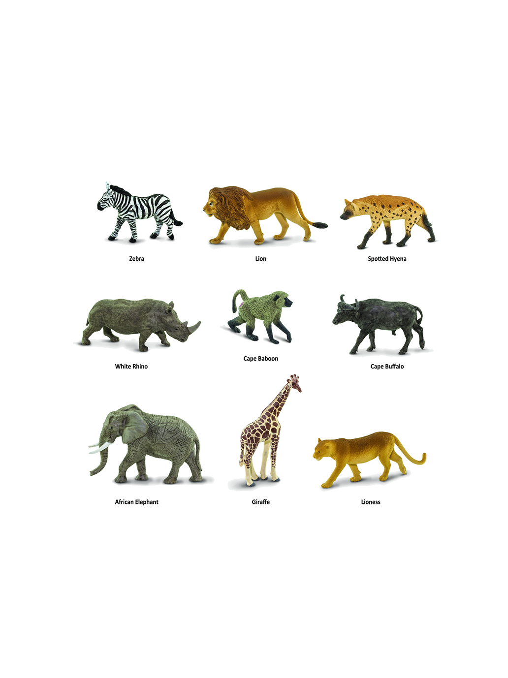 Tuba z mini figurkami montessori Safari Ltd BÉBÉ Concept