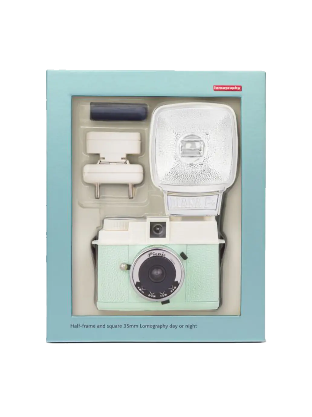 Analogowy aparat Diana Mini & Flash Half-frame & Square Camera Lomography BEBE Concept