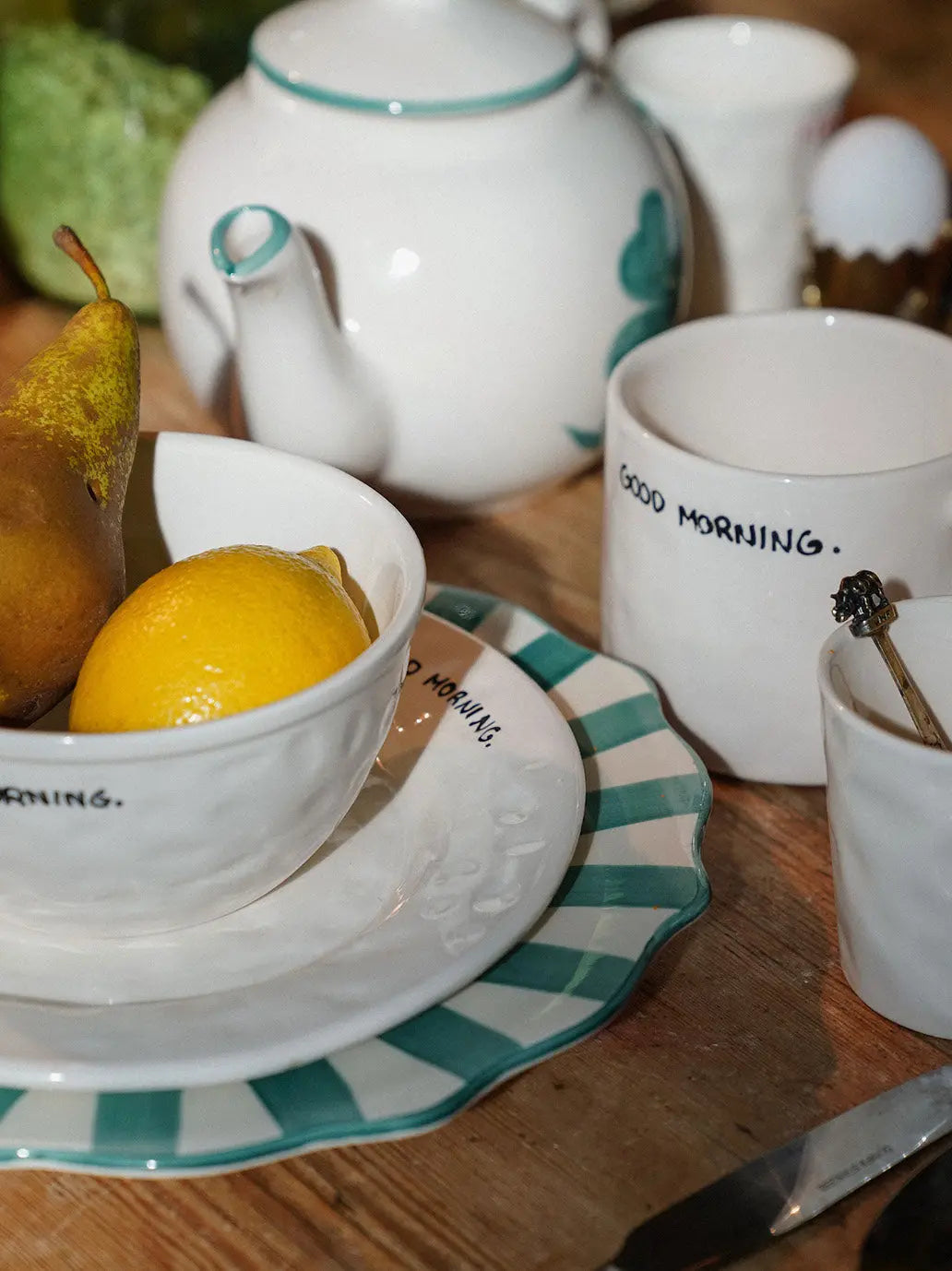 Zestaw naczyń Good Morning Breakfast Set Anna + Nina BEBE Concept