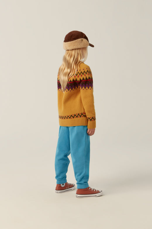 Sweter Zig Zag Yellow Jumper The Campamento BÉBÉ Concept