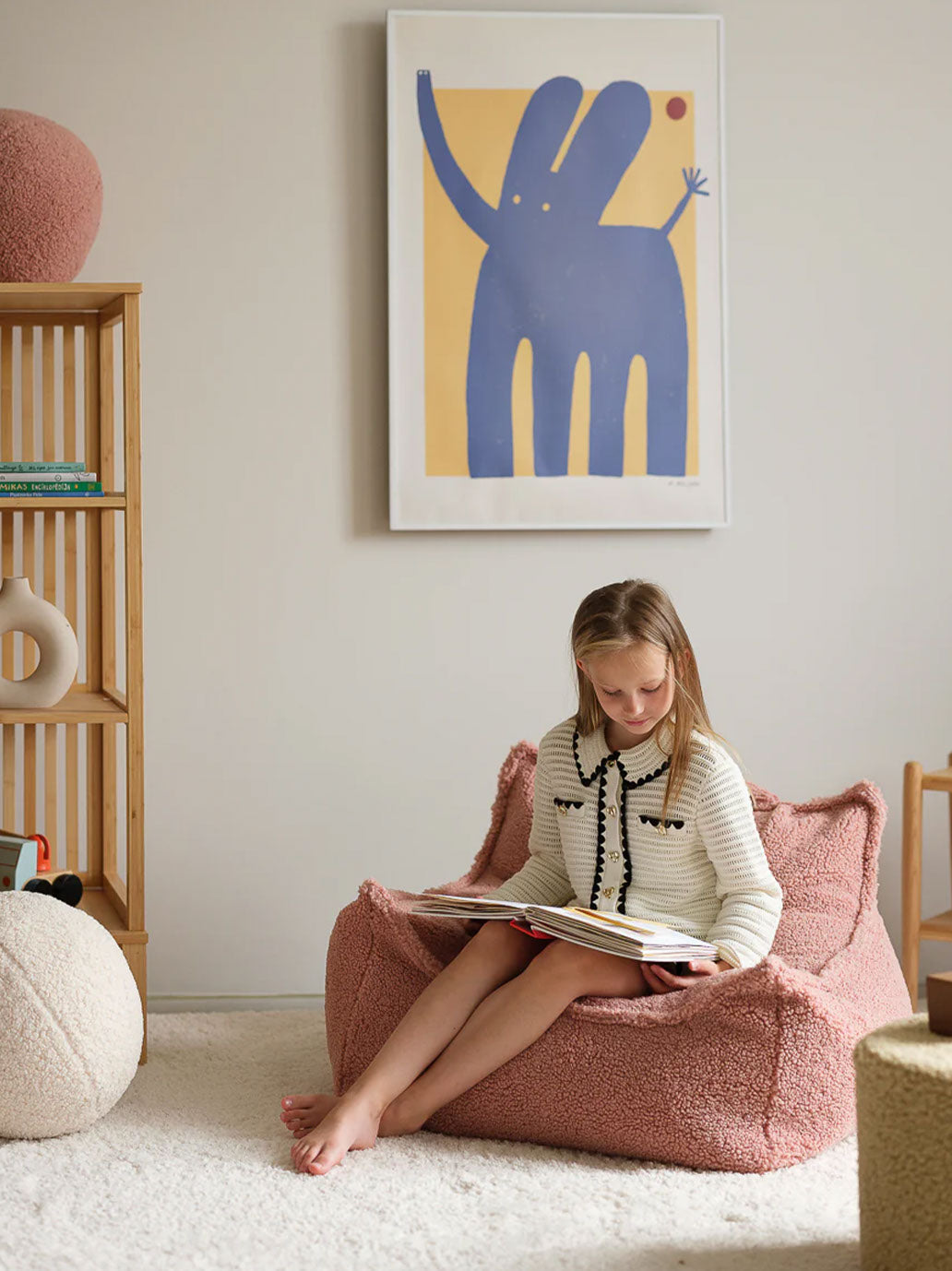 Fotel pufa dla dzieci Beanbag Chair WigiWama BÉBÉ Concept