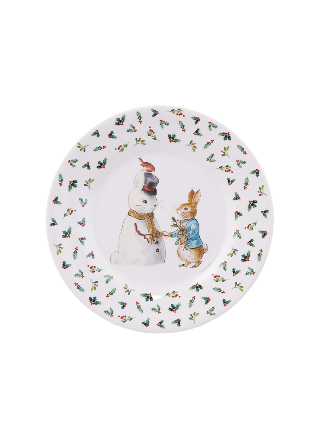 Talerz dziecięcy z melaminy Peter Rabbit Christmas Maison Petit Jour BÉBÉ Concept