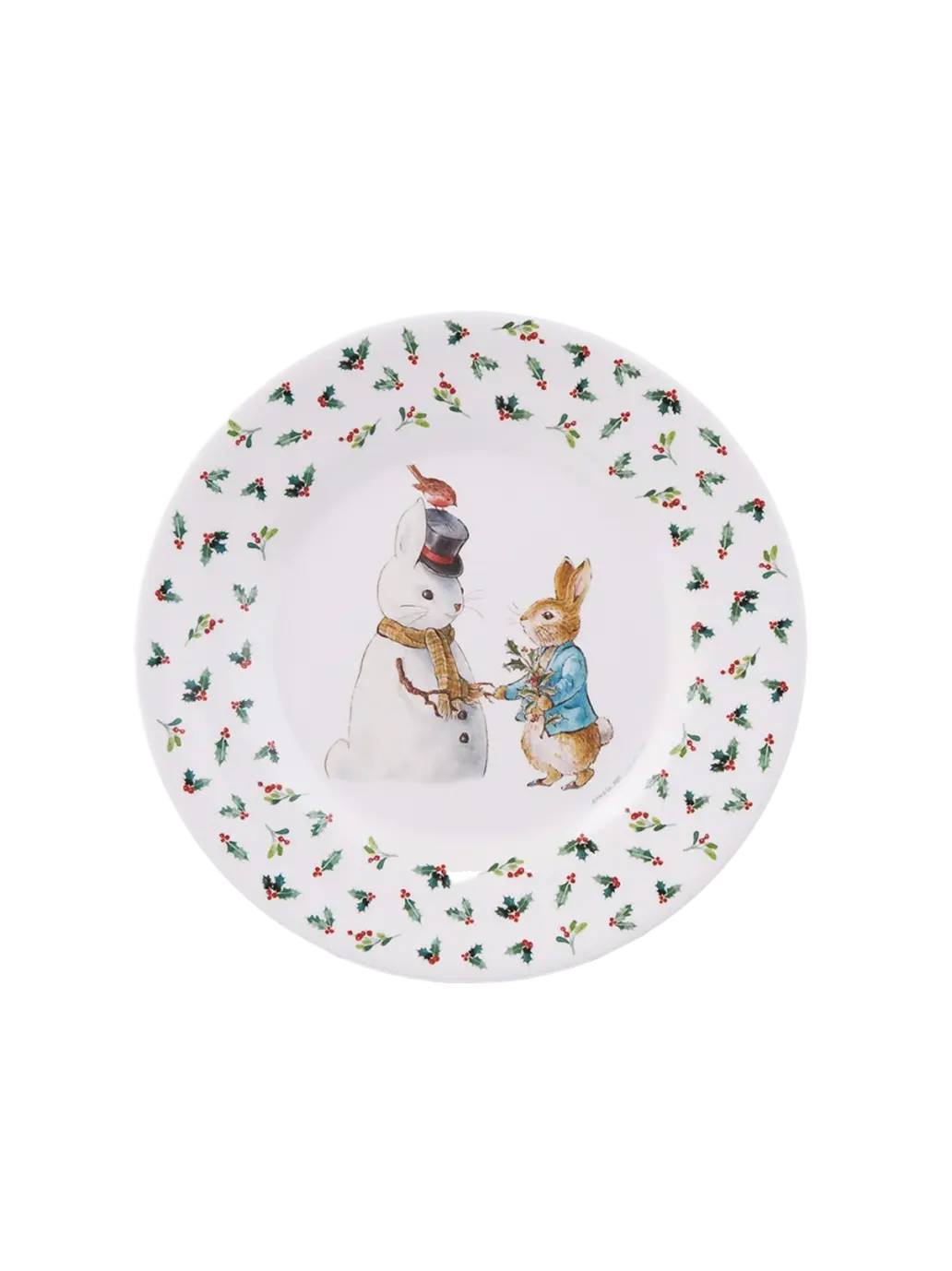 Talerz dziecięcy z melaminy Peter Rabbit Christmas Maison Petit Jour BEBE Concept