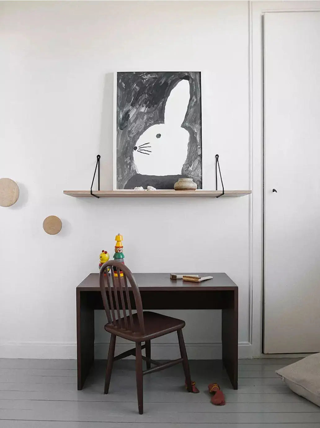 Plakat Rabbit with small hat Fine Little Day BÉBÉ Concept