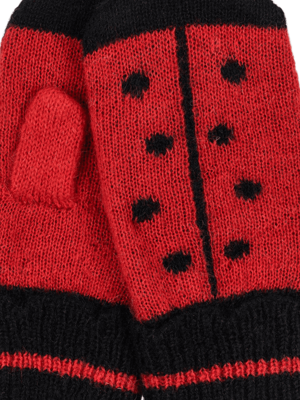 Rękawiczki merino Ladybug mittens Konges Slojd BÉBÉ Concept