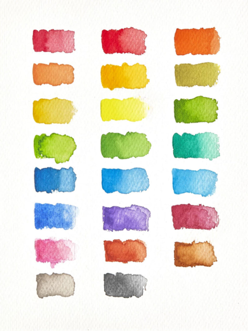 podróżna paleta farb akwarelowych