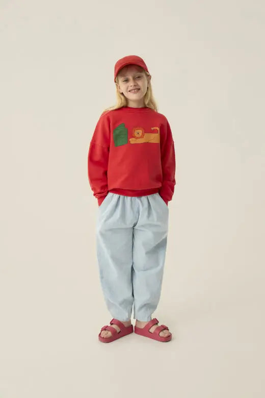 Reading Lion Sweatshirt The Campamento BEBE Concept