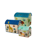 Zestaw 3 koszy Raffia Storage House RICE BÉBÉ Concept