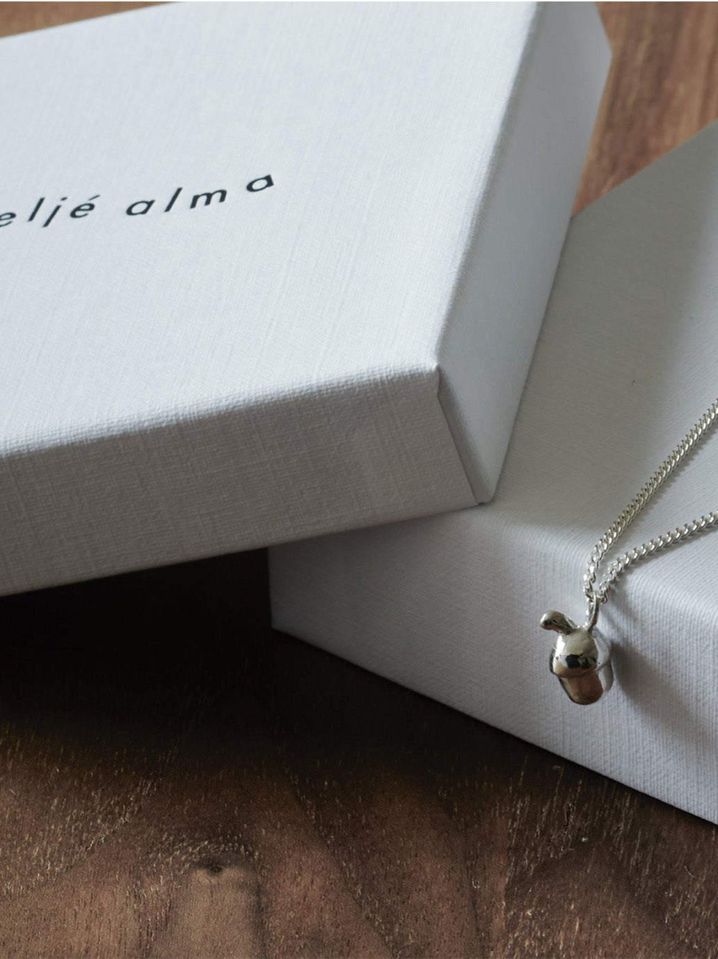 łańcuszek z zawieszką ze srebra Atelje Alma BÉBÉ Concept