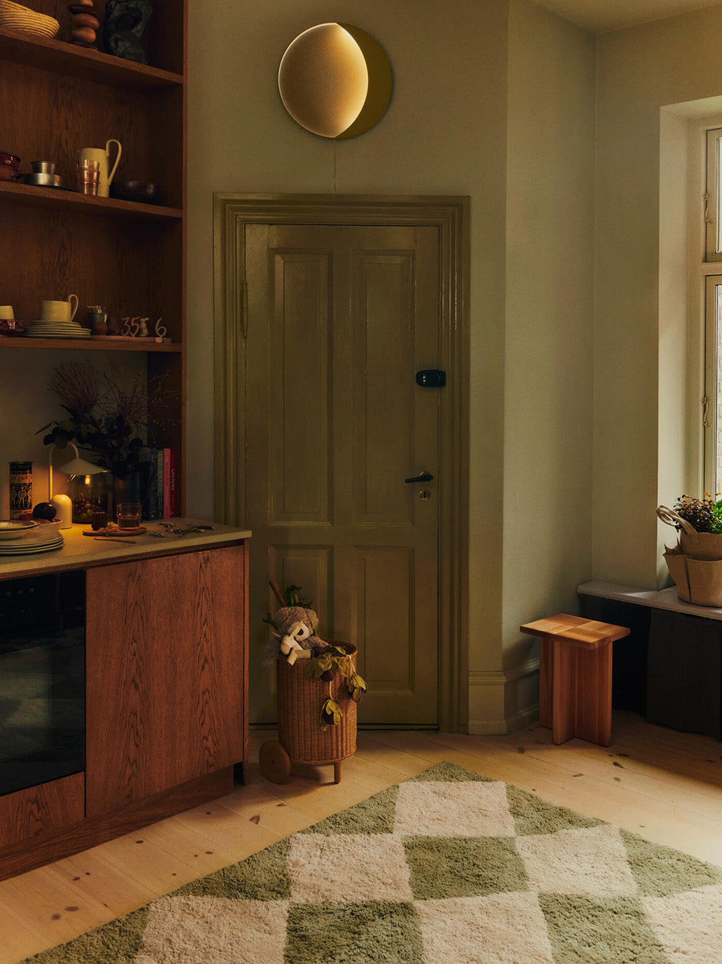 Kosz na kółkach Tukki Trolley Ferm Living BÉBÉ Concept