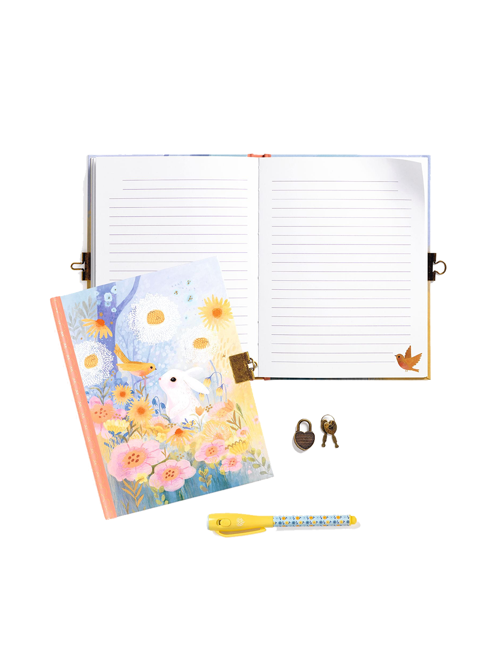 Pamiętnik z magicznym długopisem Djeco BÉBÉ Concept