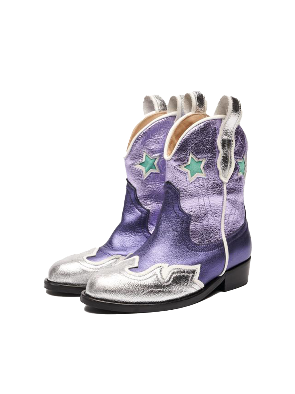 cucu Kowbojki dziecięce Litchy LITCHY METALLIC PURPLE – BÉBÉ Concept