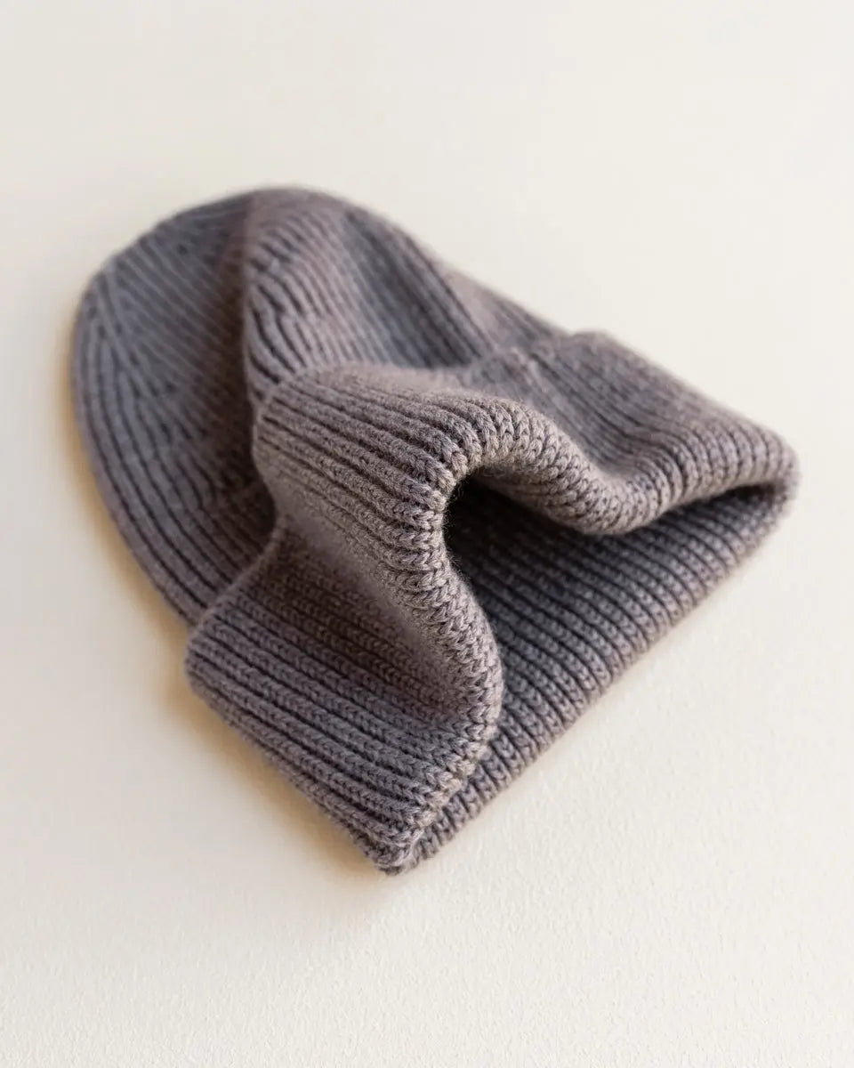 Czapka beanie z wełny merino Fonzie Adult Hvid BEBE Concept