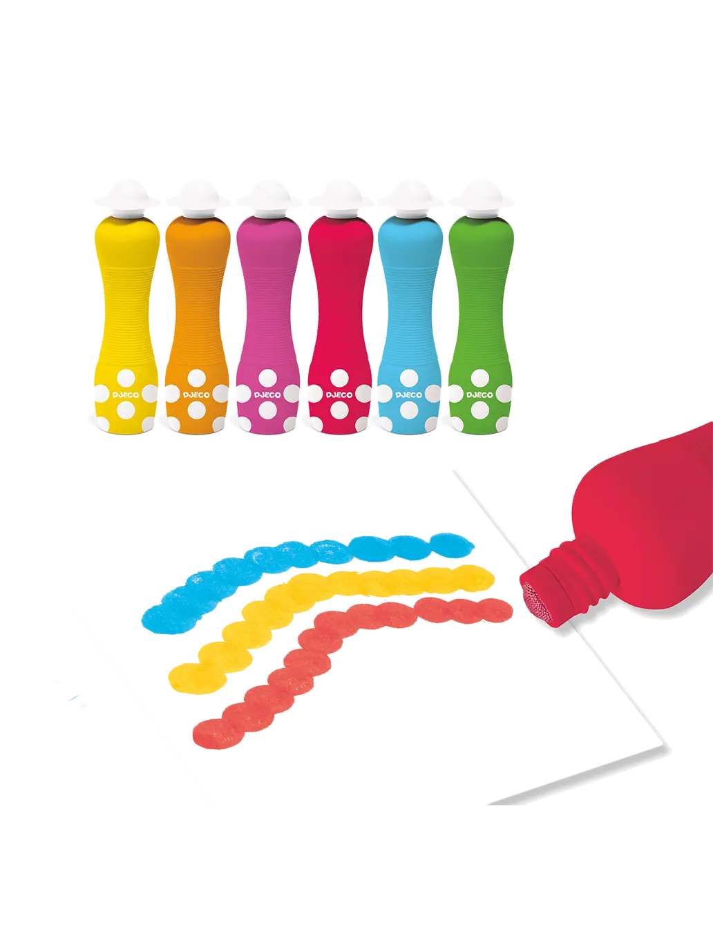 markery stempelkowe dla maluchów Djeco BÉBÉ Concept