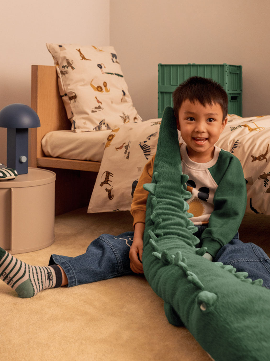 Duża przytulanka Brayden Carlos Crocodile Liewood BÉBÉ Concept