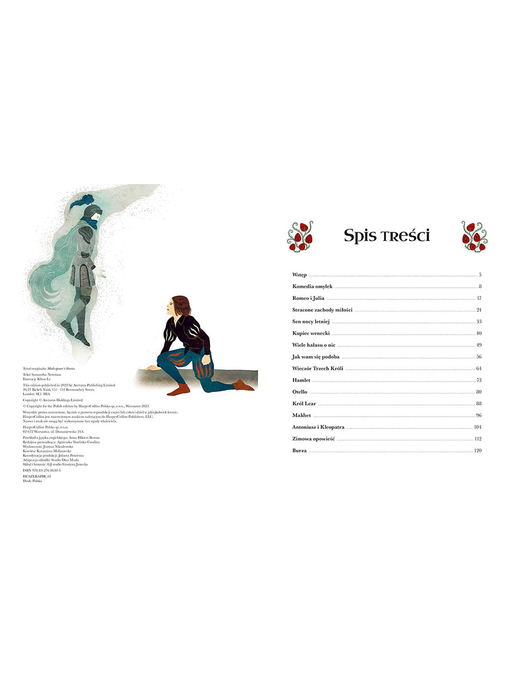 Szekspir to nie dramat. Opowieści dla młodych Wydawnictwo Harper BÉBÉ Concept
