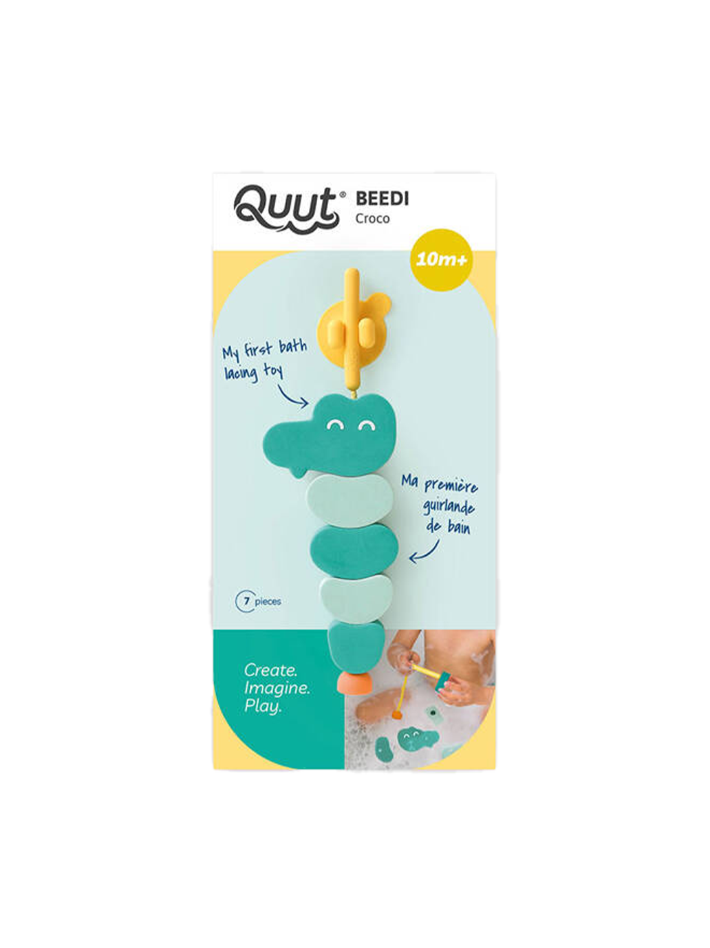 Klocki piankowe do nawlekania w kąpieli Beedi Quut BÉBÉ Concept