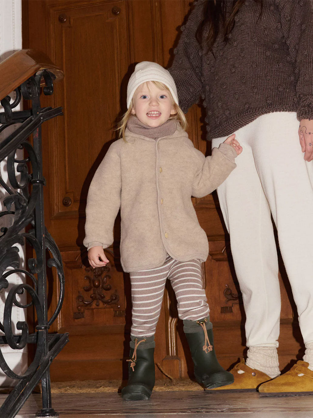 Cienka czapka z wełny merino Fine Mille Family BÉBÉ Concept