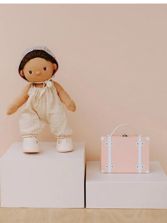 OUTLET Mini walizka z ubrankami dla lalki