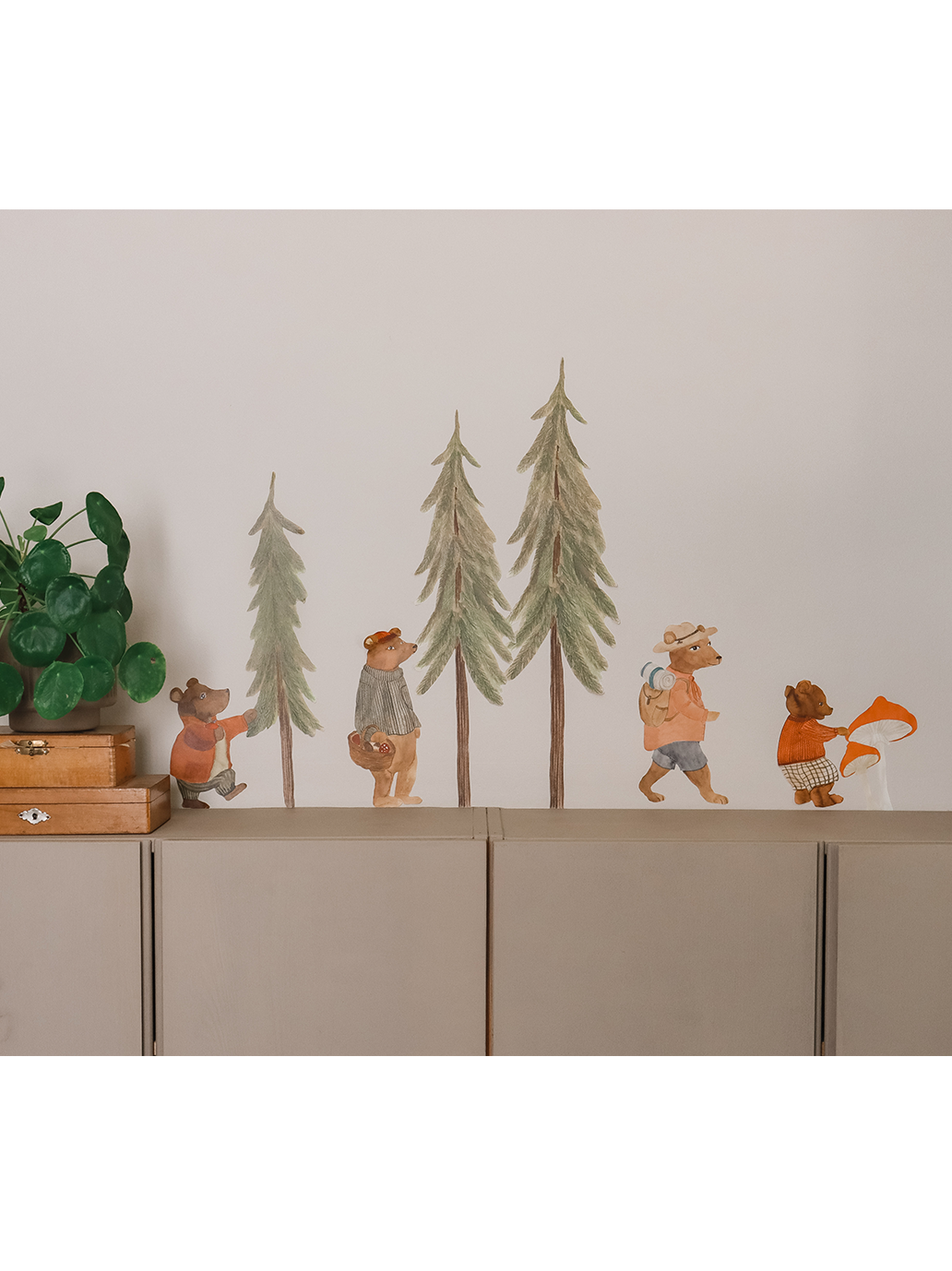 Naklejka ścienna Wallstories Bear That's Mine BÉBÉ Concept