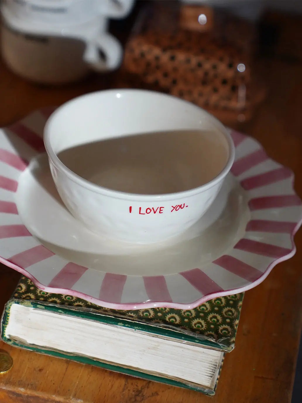Zestaw naczyń I Love You Breakfast Set Anna + Nina BEBE Concept