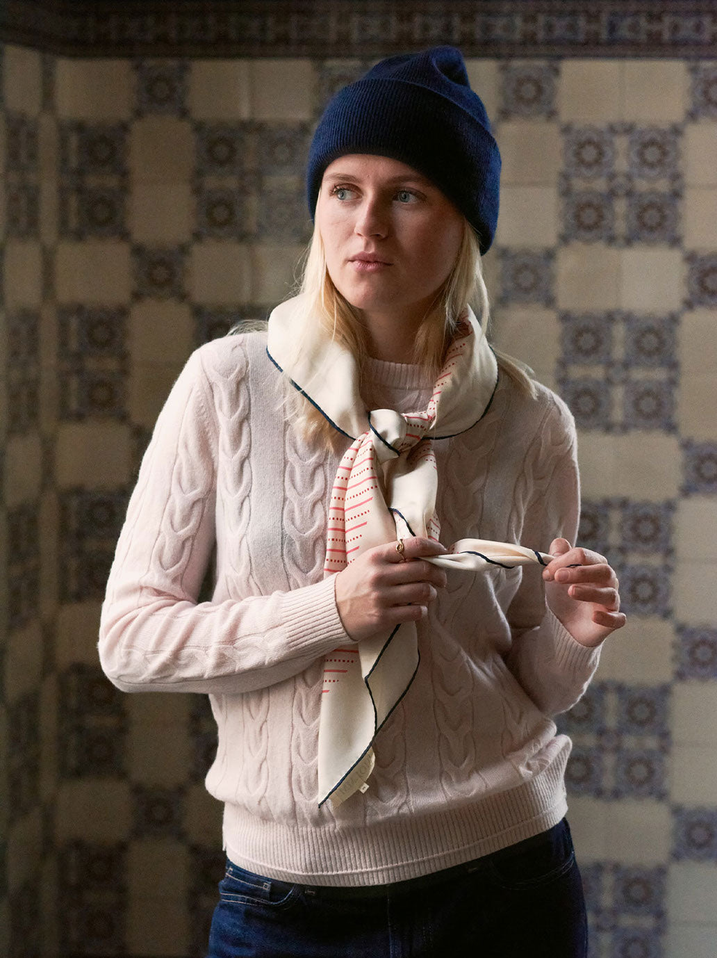 Koszmirowa czapka Love HOLMM BÉBÉ Concept