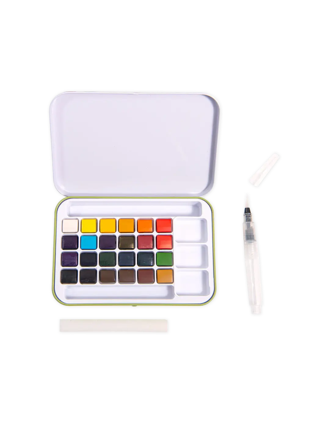 farby akwarelowe w metalowym pudełku Le Jardin du Moulin Moulin Roty BÉBÉ Concept