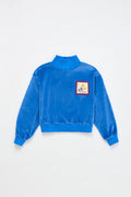 Postcard Velvet Sweater Blue BLUE