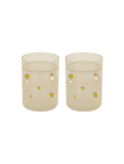 zestaw kubków z brokatem Glitter Cups lemon