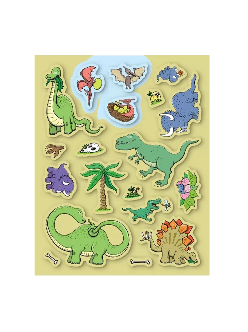 Zeszyt z naklejkami: Dinozaury Albi BÉBÉ Concept