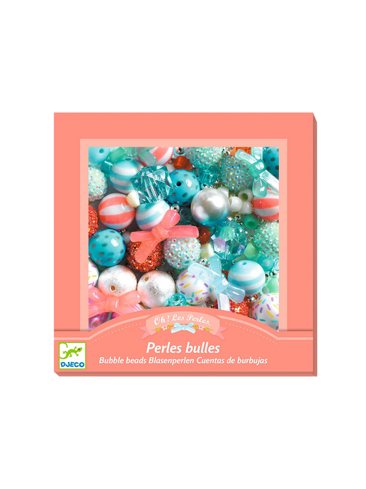 Zestaw koralików do nawlekania Bubble Beads silver