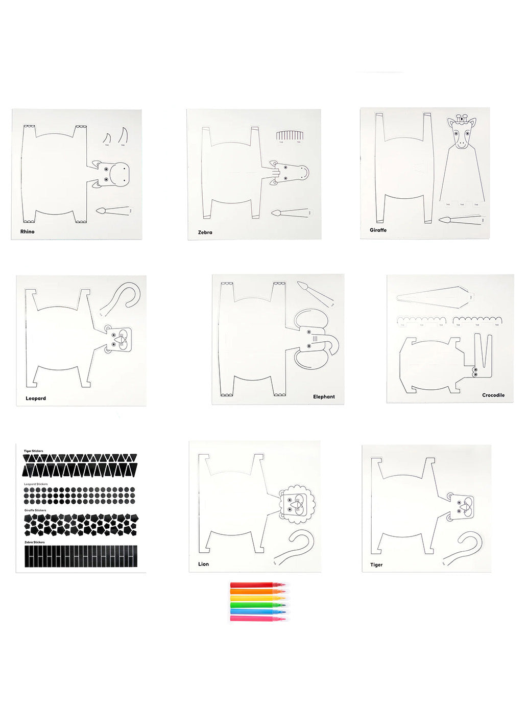 Kidoki 3D Safari Kikkerland BÉBÉ Concept