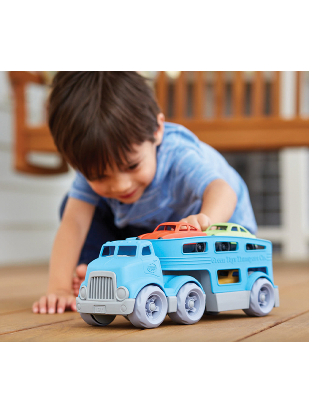 Laweta z autkami z Bio Plastiku Green Toys BÉBÉ Concept