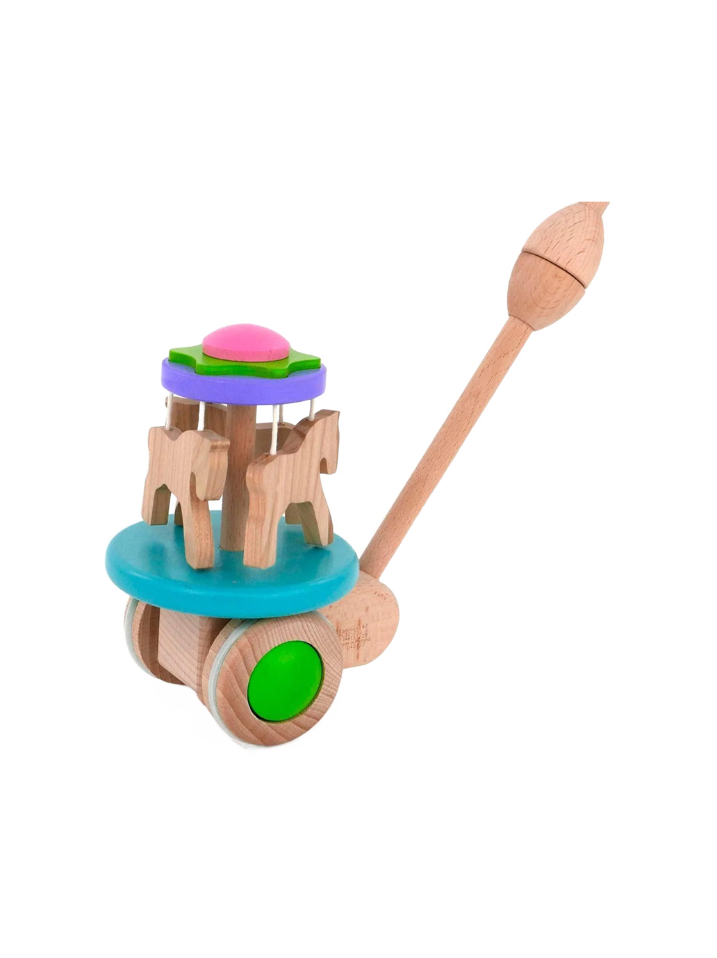 Drewniana zabawka pchacz Bajo BÉBÉ Concept
