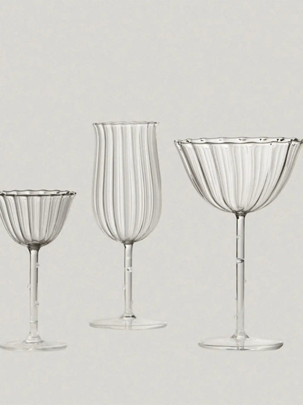 Zestaw kieliszków Tulip Wine Glass Sophie Lou Jacobsen BEBE Concept