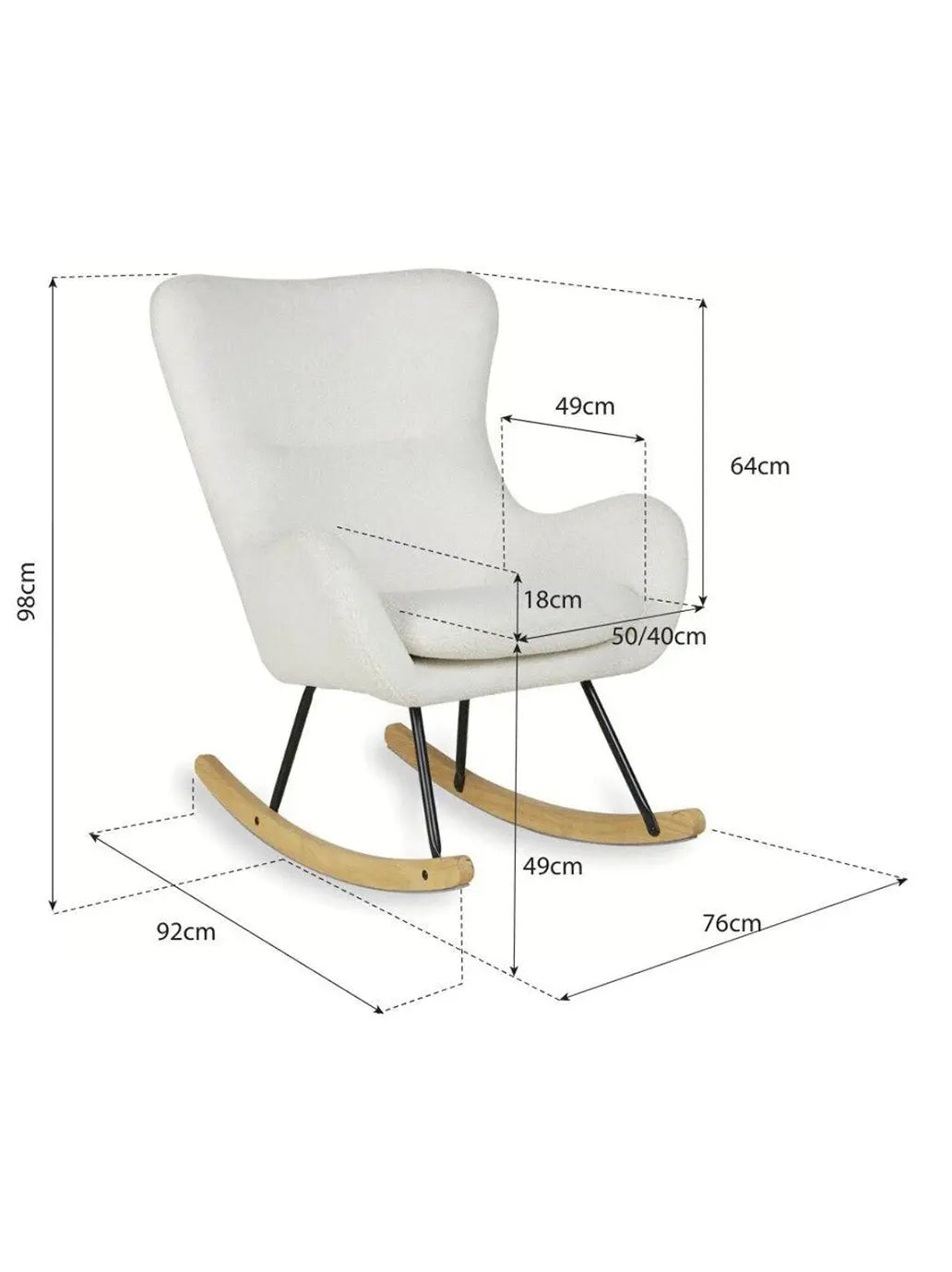 Fotel bujany Basic Quax BEBE Concept