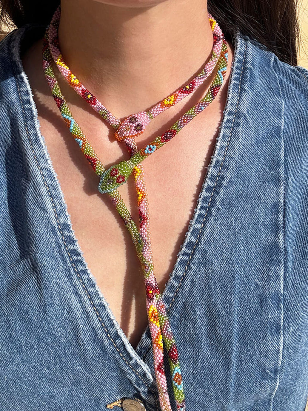 Naszyjnik z koralików Snake Necklace Amori Mori BÉBÉ Concept