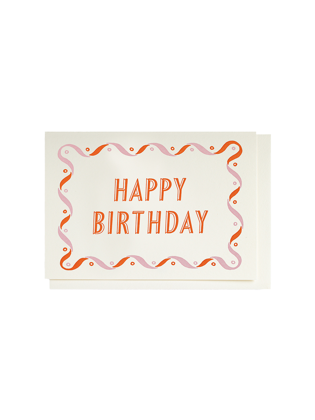 Ozdobna kartka z kopertą Orange Birthday Archivist Gallery BÉBÉ Concept